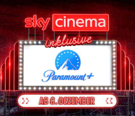 Werbebanner Sky und Paramount+