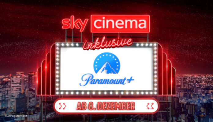 Werbebanner Sky und Paramount+