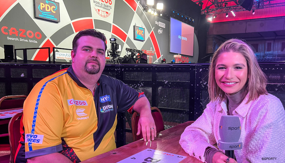 Gabriel Clemens bei der Darts-WM