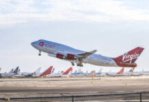 Jumbojet von Virgin Orbit im Tersteinsatz