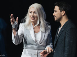 Iris Berben am Set von "Paradise"