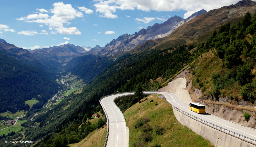 #„Traumrouten der Schweiz“: Fahrt durch die Alpen auf 3sat