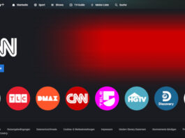 CNN Bildschirm Discovery+