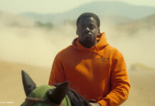 Daniel Kaluuya auf einem Pferd in "Nope"