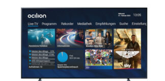 Fernseher mit Ocilion Plattform