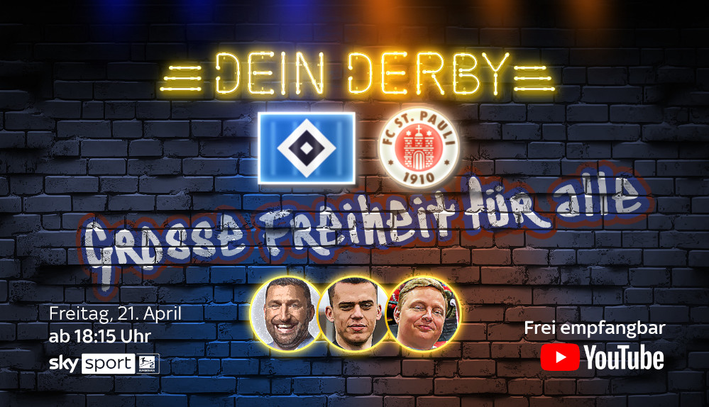 Derby HSV St. Pauli bei Sky