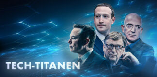Die Tech-Titanen Elon Musk, Jeff Bezos, Mark Zuckerberg und Bill Gates - Doku-Reihe in der ARD-Mediathek