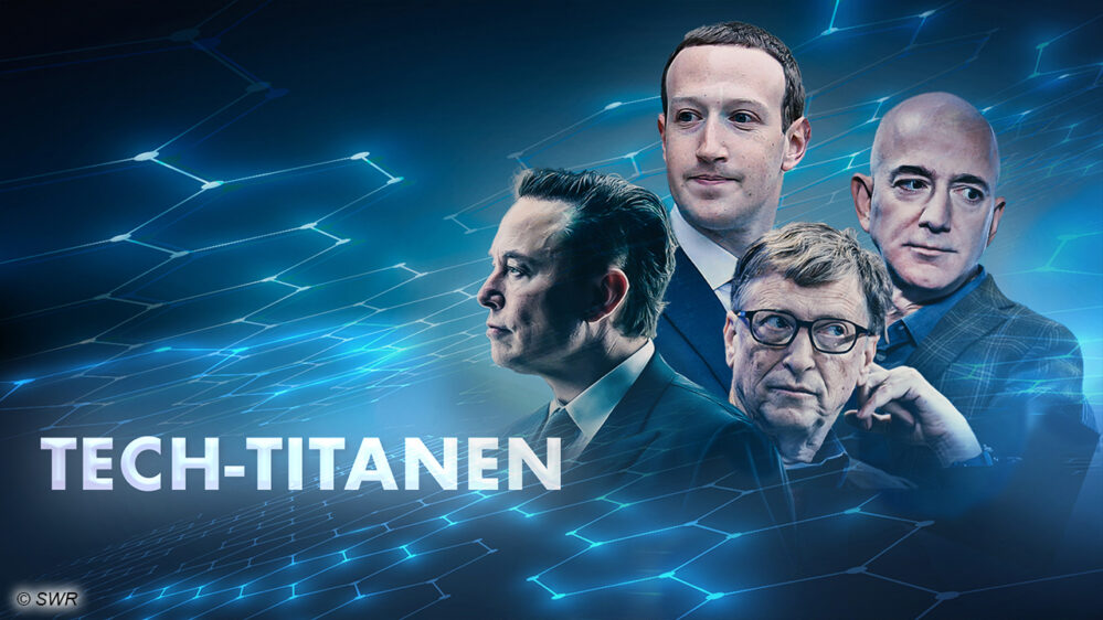 #„Tech-Titanen“ Musk, Gates, Bezos und Zuckerberg: Serie ab heute in ARD-Mediathek