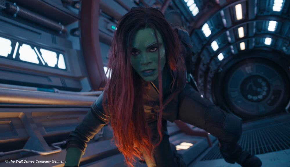 Zoe Saldana in "Guardians of the Galaxy Volume 3"