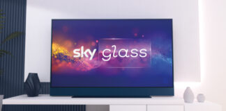 Sky Glass im Wohnzimmer