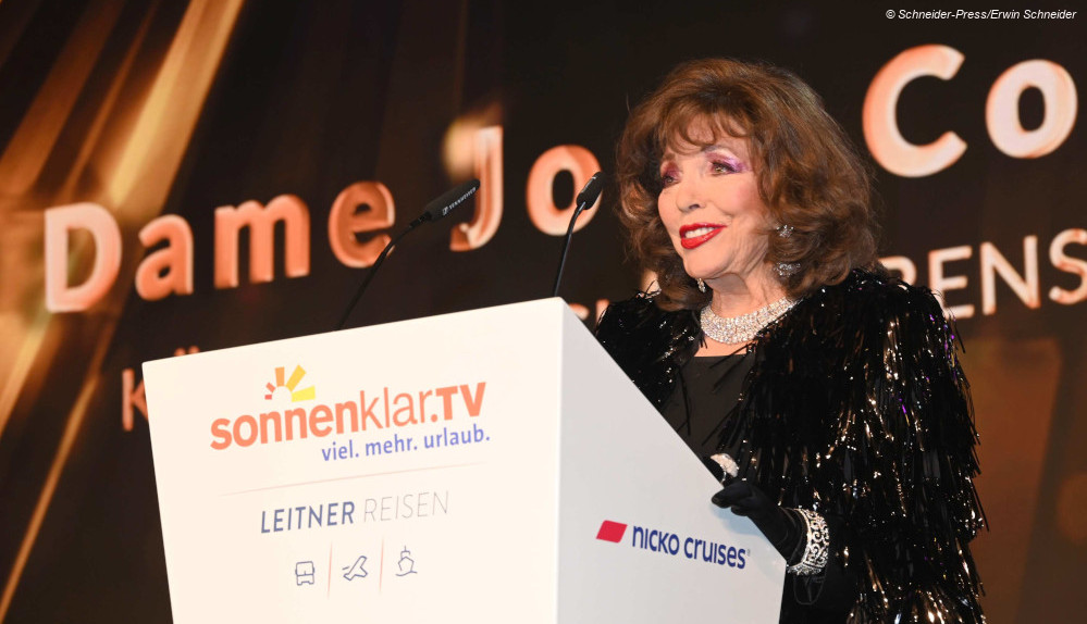 Joan Collins bei der Goldenen Sonne 2023