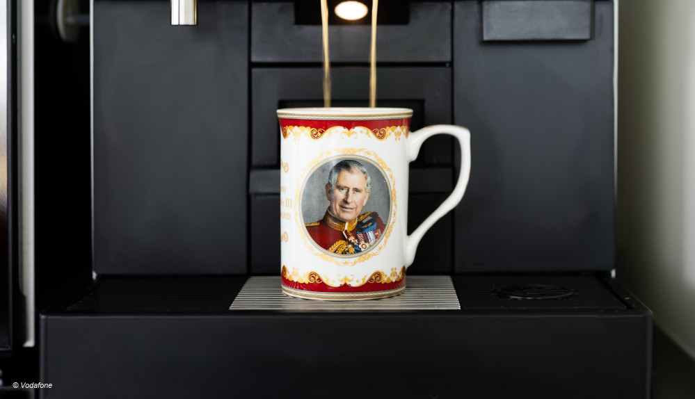 King Charles III. Kaffeetasse