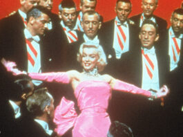 Marylin Monroe in "Blondinen bevorzugt"