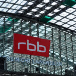 RBB Werbung am Hauptbahnhof Berlin
