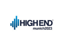 Das Logo der High End 2023 auf weißem Hintergrund