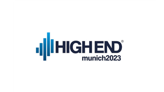 Das Logo der High End 2023 auf weißem Hintergrund