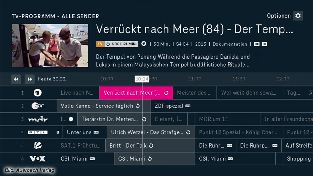 Der EPG von MagentaTV