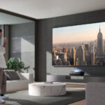 Wohnzimmer mit Hisense Laser-TV