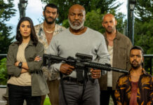 Mike Tyson mit Gewehr in "Medellin"