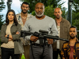 Mike Tyson mit Gewehr in "Medellin"