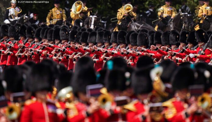 trooping the colour