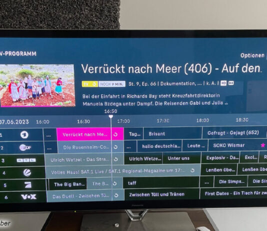 Die Senderreihenfolge im EPG von MagentaTV - hier scheint die im Medienstaatsvertrag begründete Senderprivilegierung bereits umgesetzt