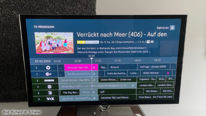 Die Senderreihenfolge im EPG von MagentaTV - hier scheint die im Medienstaatsvertrag begründete Senderprivilegierung bereits umgesetzt