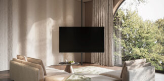 Wohnzimmer mit Loewe TV