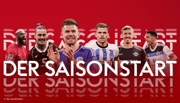 Saisonstart 2. Bundesliga Banner Sky