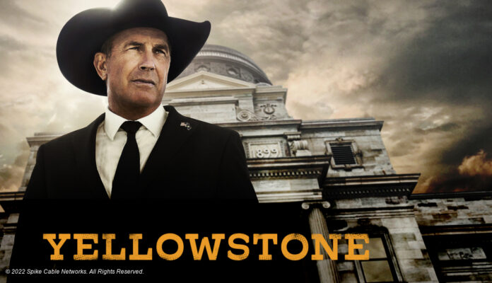 Yellowstone Banner mit Kevin Costner