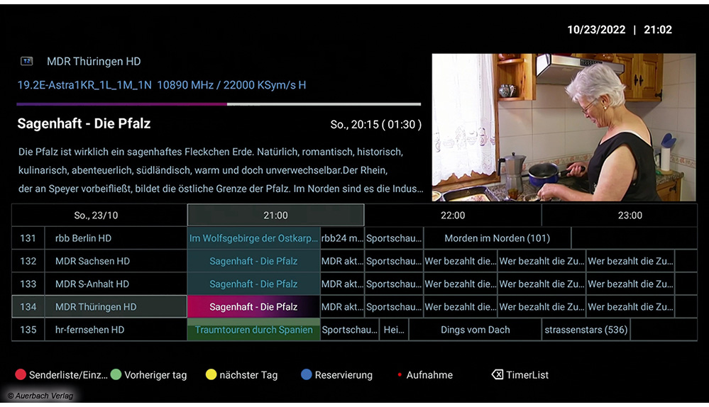 Der EPG gibt keinen Anlass zur Kritik. Selbst Aufnahmetimer lassen sich aus dem Programmführer, ganz wie von reinen Set-Top-Boxen bekannt, programmieren 