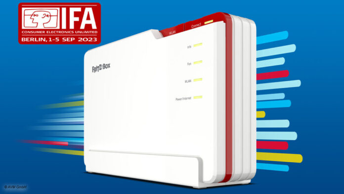 Die Fritzbox 5690 Pro bei der IFA 2023