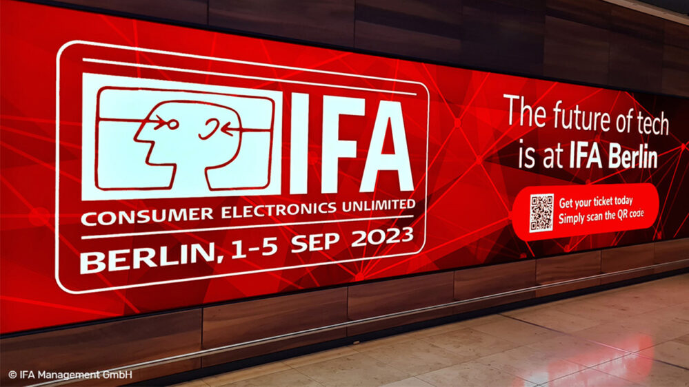 Banner der IFA 2023