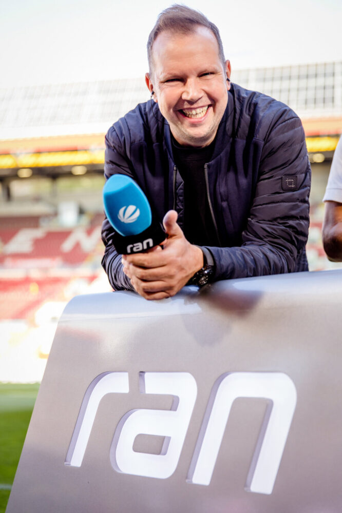 Wolff-Christoph Fuss im Einsatz für ran-Bundesliga