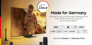 Samsung Streaming-Pakete mit der Aktion "Made for Germany"
