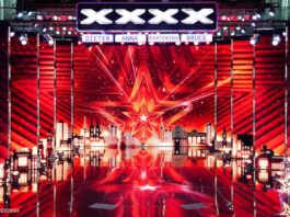 Blick auf die Supertalent-Bühne