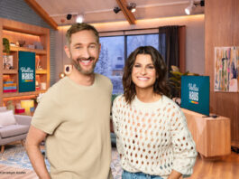Frühstücksfernsehenmoderatoren Marlene Lufen und Daniel Boschmann