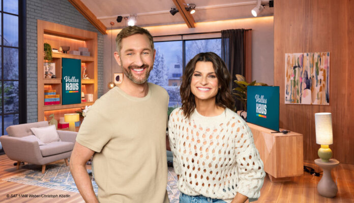 Frühstücksfernsehenmoderatoren Marlene Lufen und Daniel Boschmann