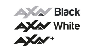 Die Logos von AXN Black, AXN White und AXN+