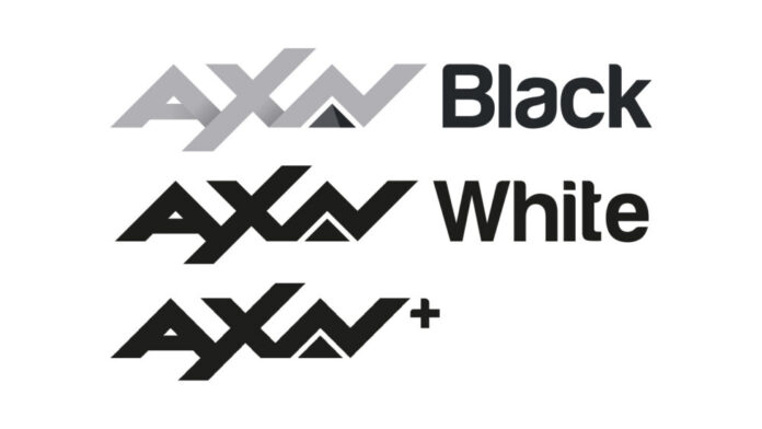 Die Logos von AXN Black, AXN White und AXN+
