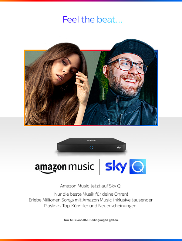 Amazon Music auf Sky Q
