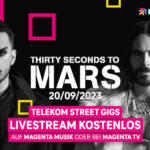 Thirty Seconds to Mars Telekom Werbebanner