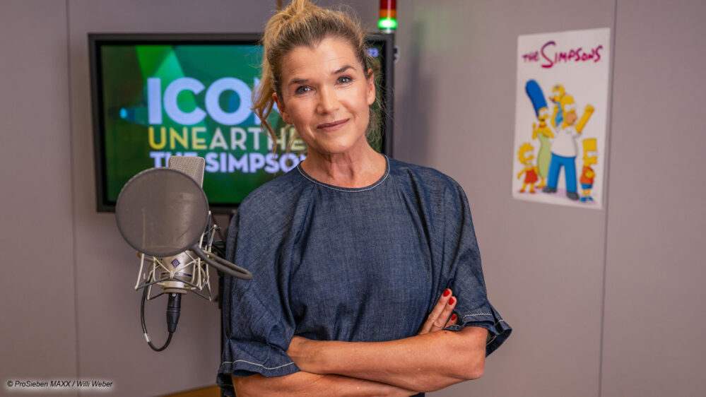 Anke Engelke präsentiert "Inside The Simpsons" bei ProSieben Maxx