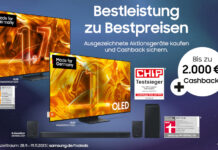 Samsung Cashback Werbebanner