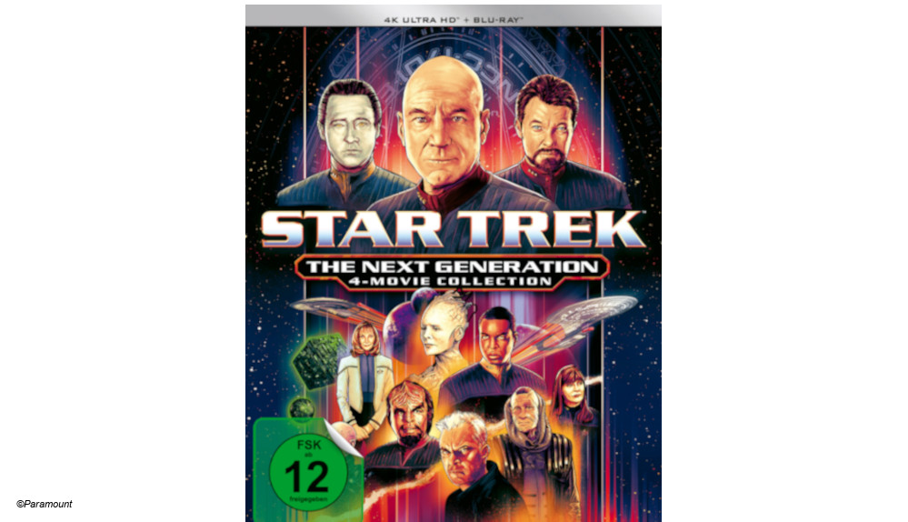 Star Trek The Next Generation 4 Movie Collection auf UHD-Blu-ray