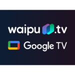 Logos von Waipu.tv und Google TV