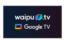 Logos von Waipu.tv und Google TV