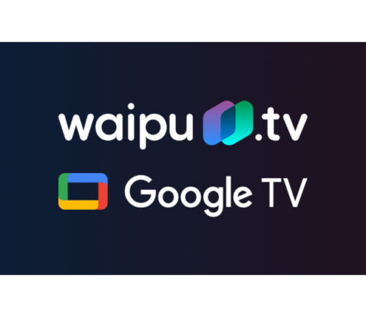 Logos von Waipu.tv und Google TV