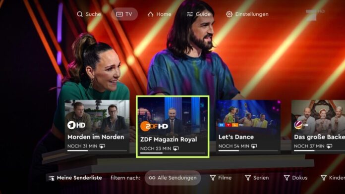 Live-TV – Das neue Design der HD+ TV-App mach Fernsehen so einfach wie nie HD+TV-App