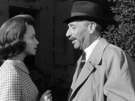 Margaret Reedle (Brigitte Grothum), Chesney Praye (Richard Häussler) in "Die seltsame Gräfin" von Edgar Wallace.
